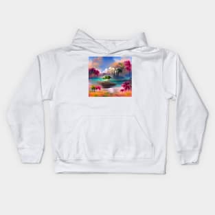 Tropical Paradise Kids Hoodie